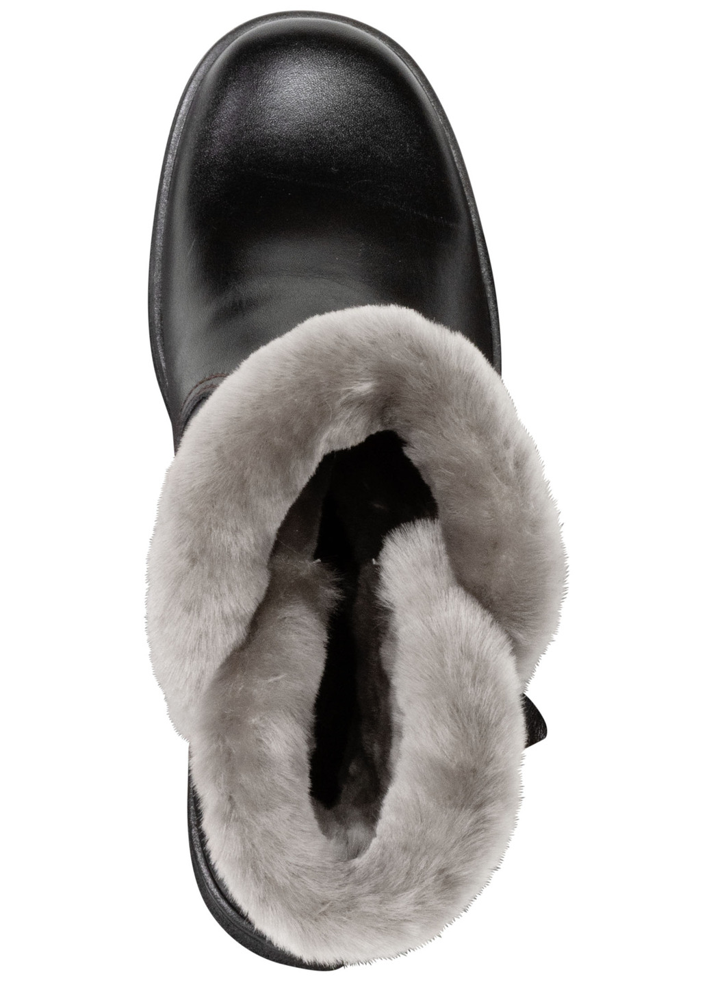 ELENA EDEN Stiefelette mit flauschigem Lammfellbesatz