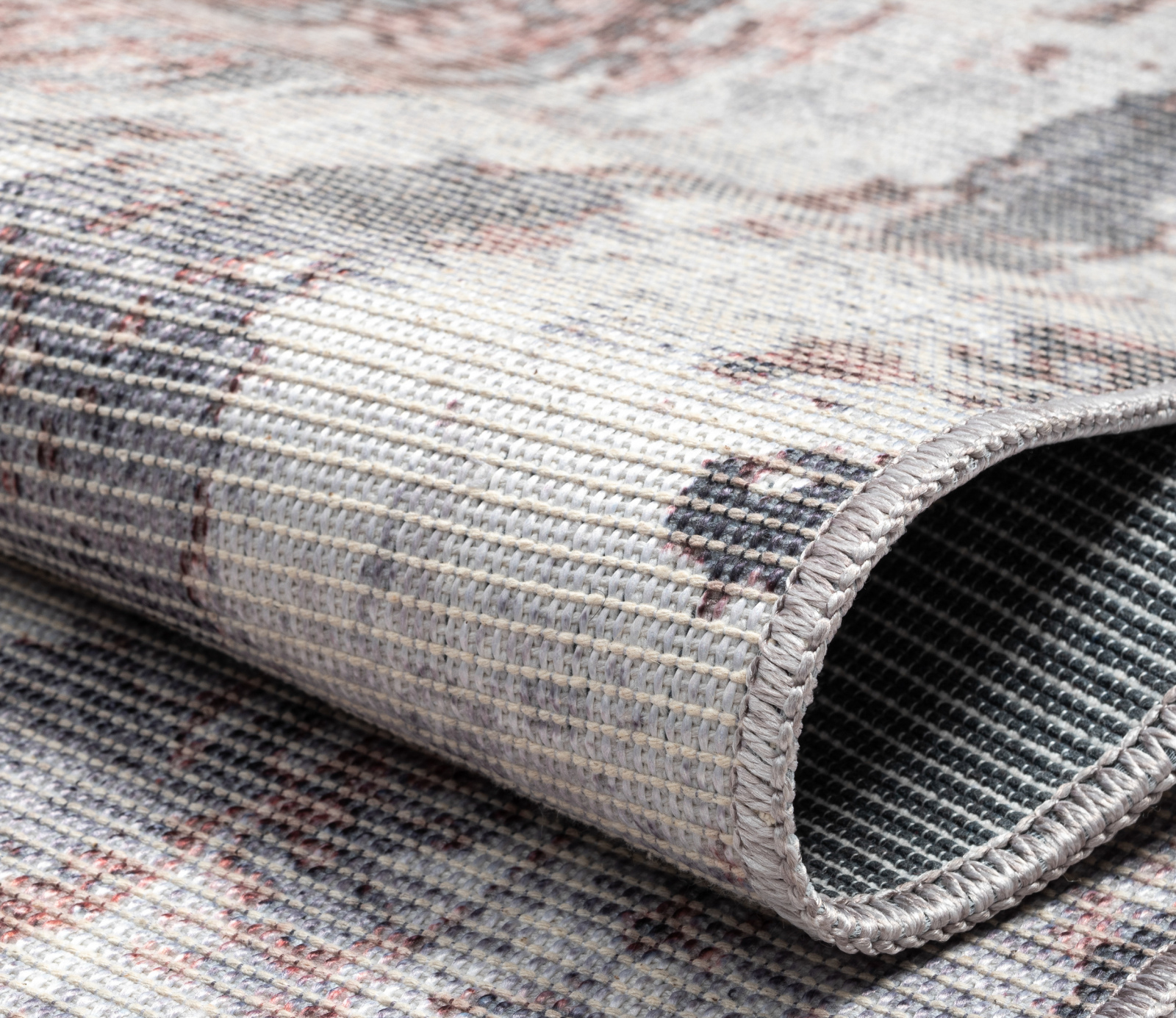Teppich AVERY - creme-terrakotta-hellgrau - 120x180 cm