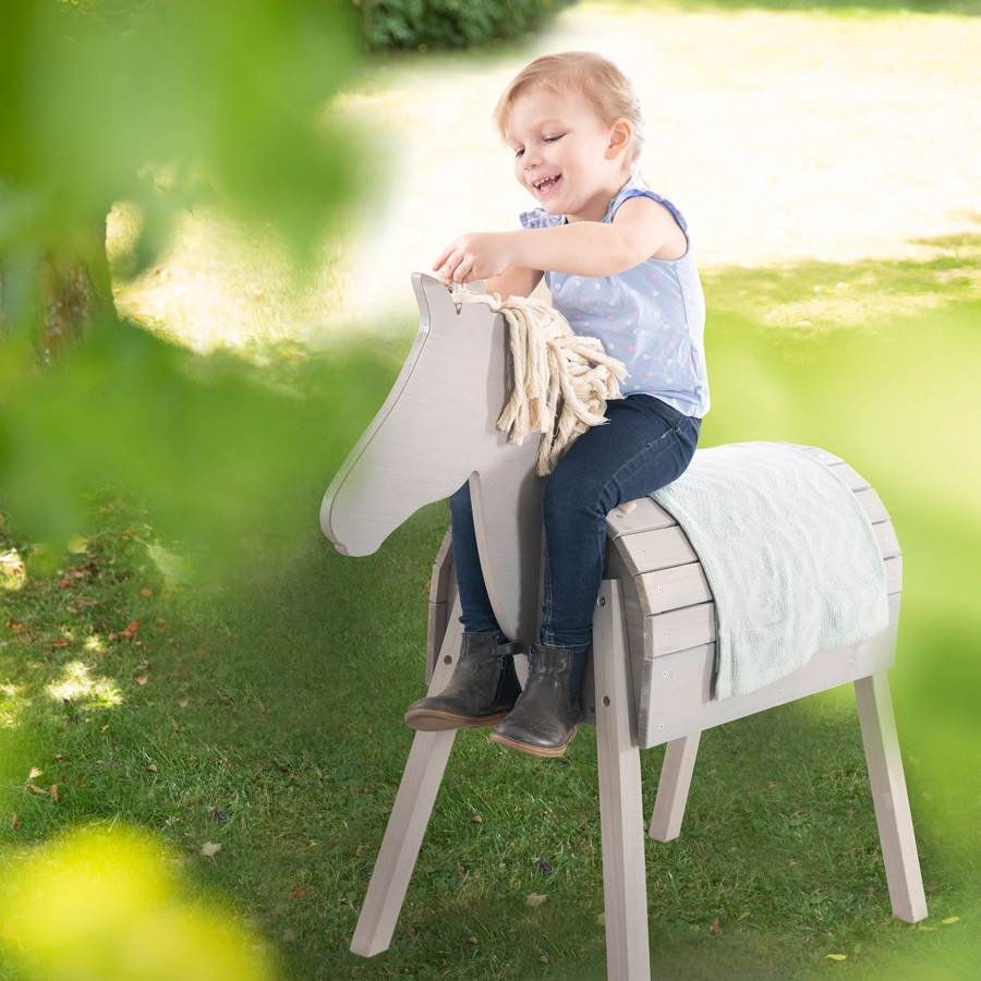roba Outdoorspielpferd grau
