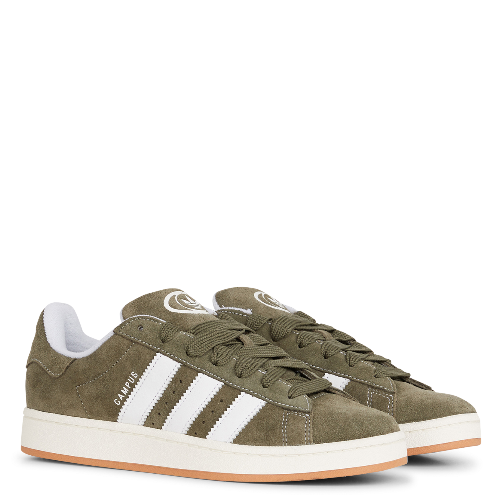 CAMPUS 00s - Baskets basses en cuir velours | Vert
