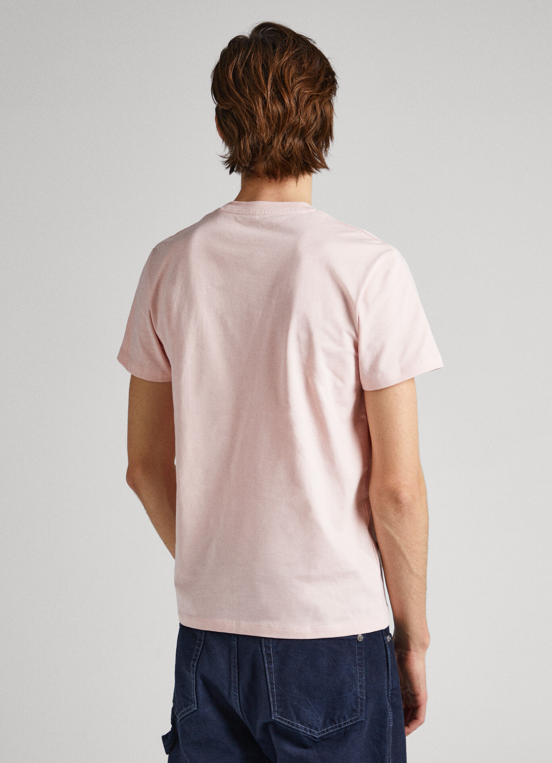 CAMISETA COM LOGOTIPO ESTAMPADO - rosa vibrante