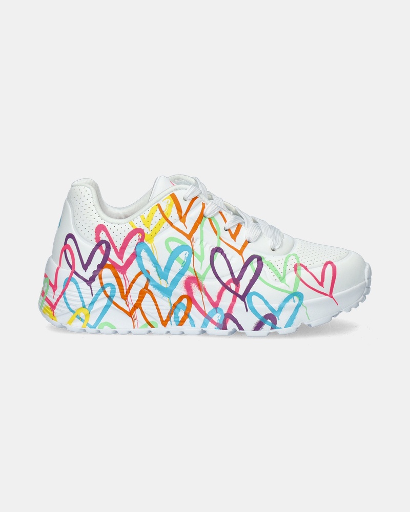 Skechers Uno Lite Lage sneakers  - wit