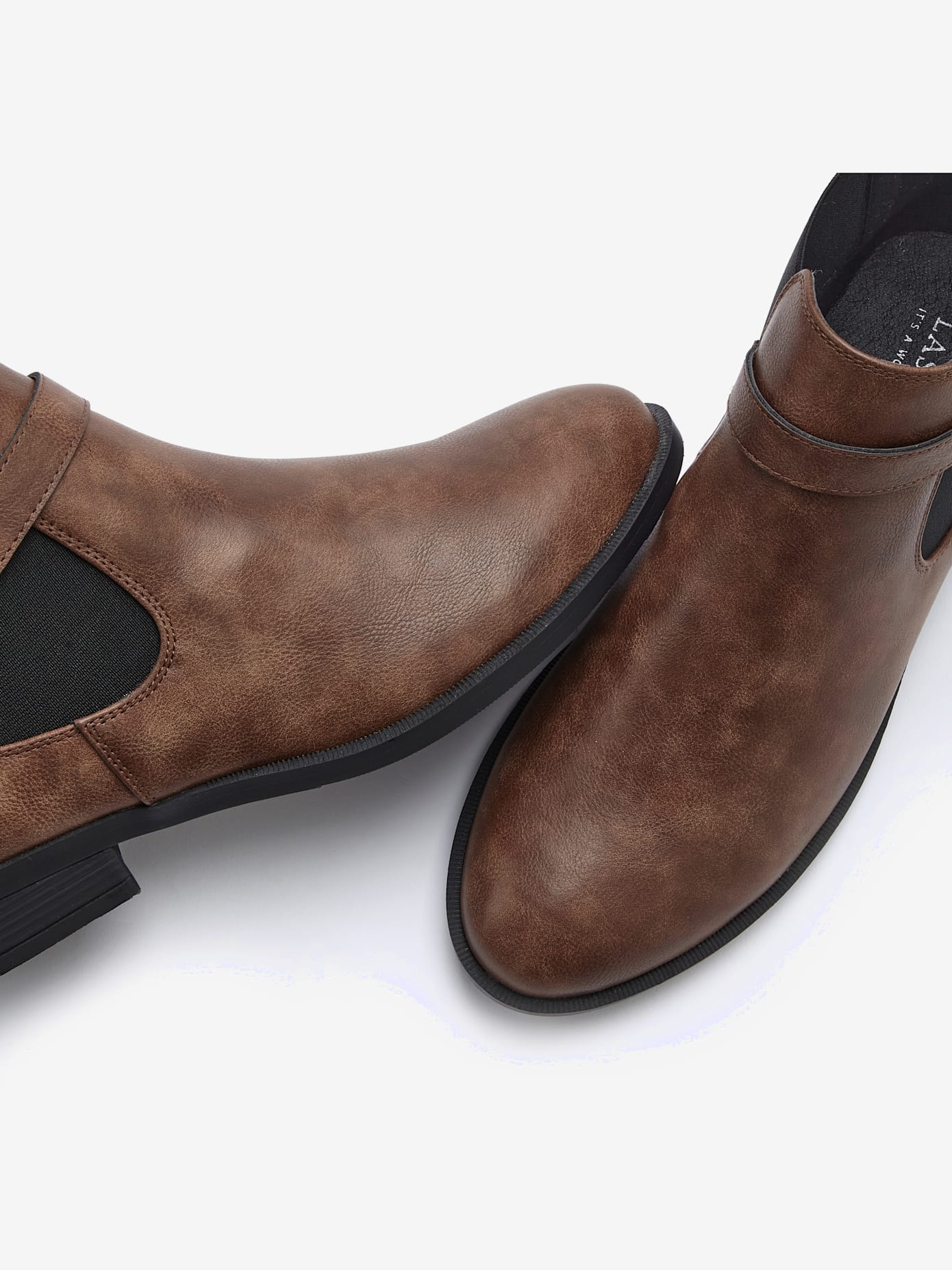 Bottines chelsea empiècement extensible sur le côté pour faciliter l'enfilage