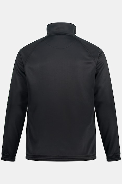JAY-PI Sweater, Fitness, Neon-Akzente, Stehkragen, elastischer Bund
