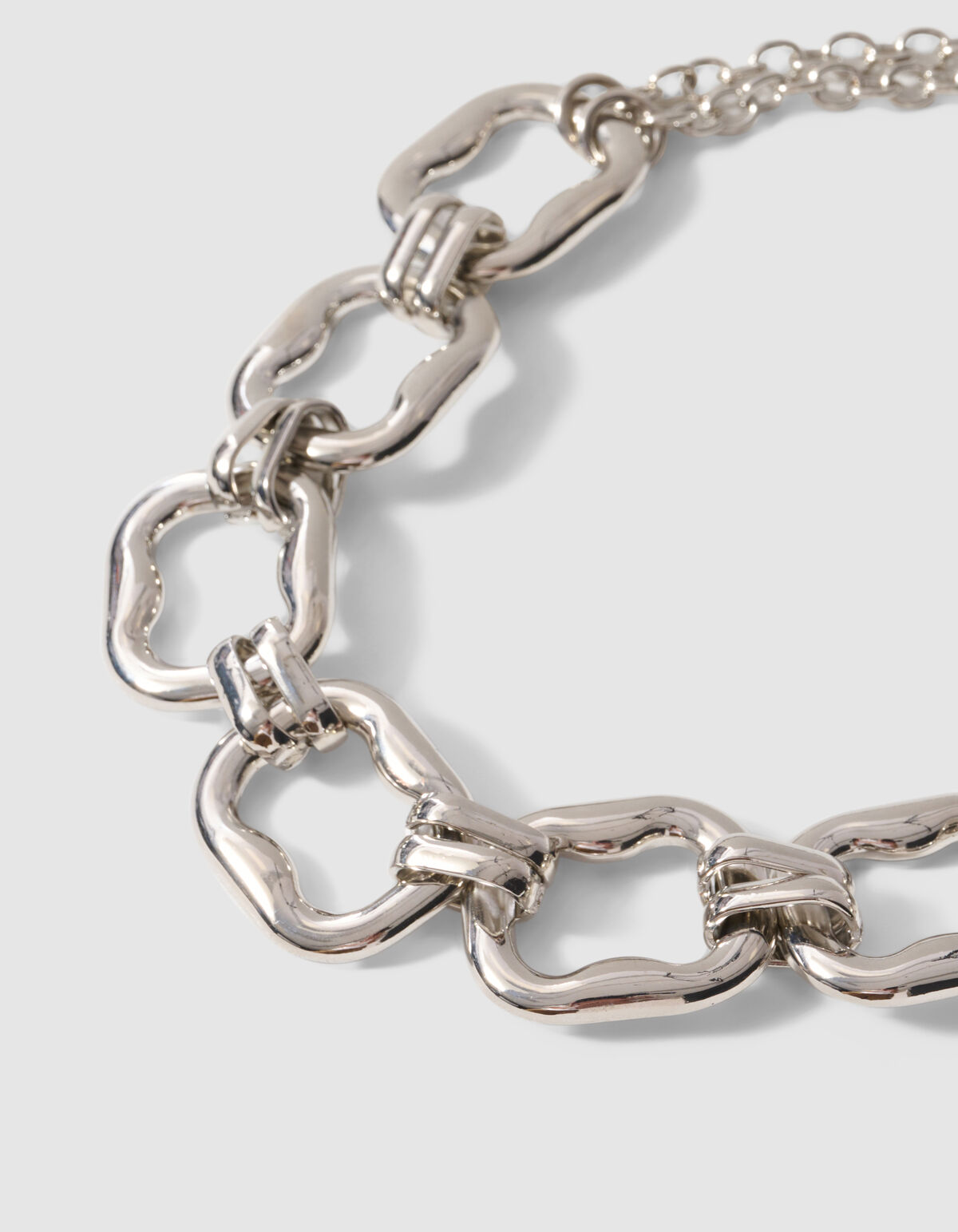 Square Ketting Zilver