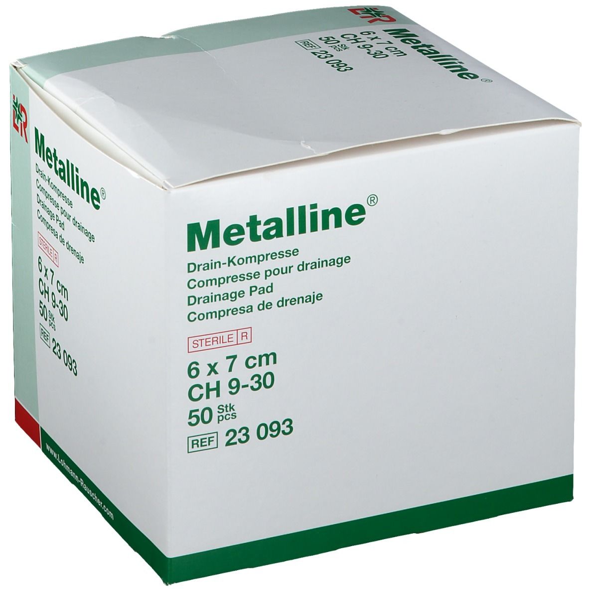 Metalline® Drain-Kompresse 6 cm x 7 cm steril