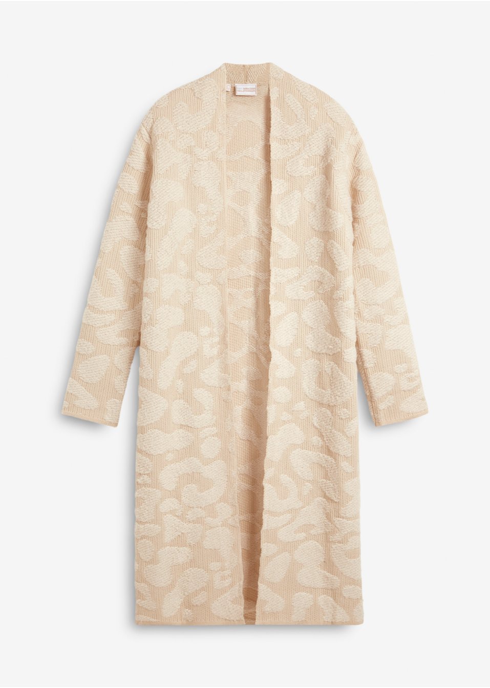 Manteau en maille avec teneur en laine