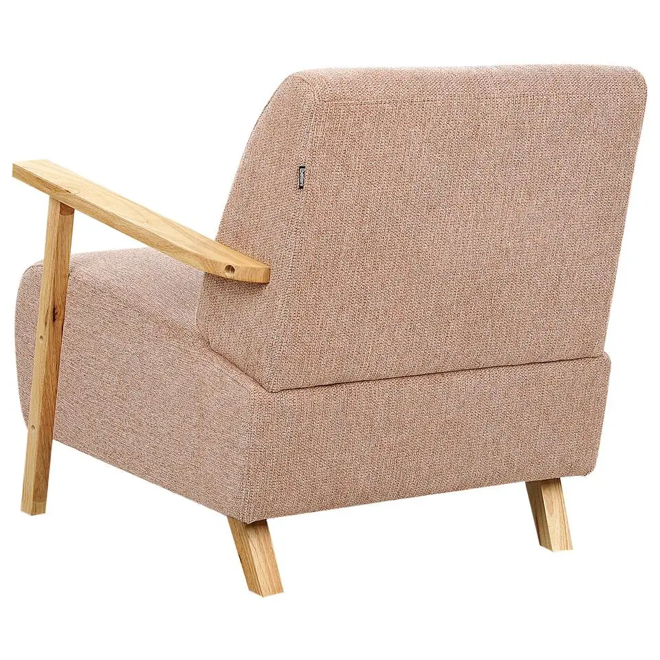 LESJA - Fauteuil - Roze - Stof