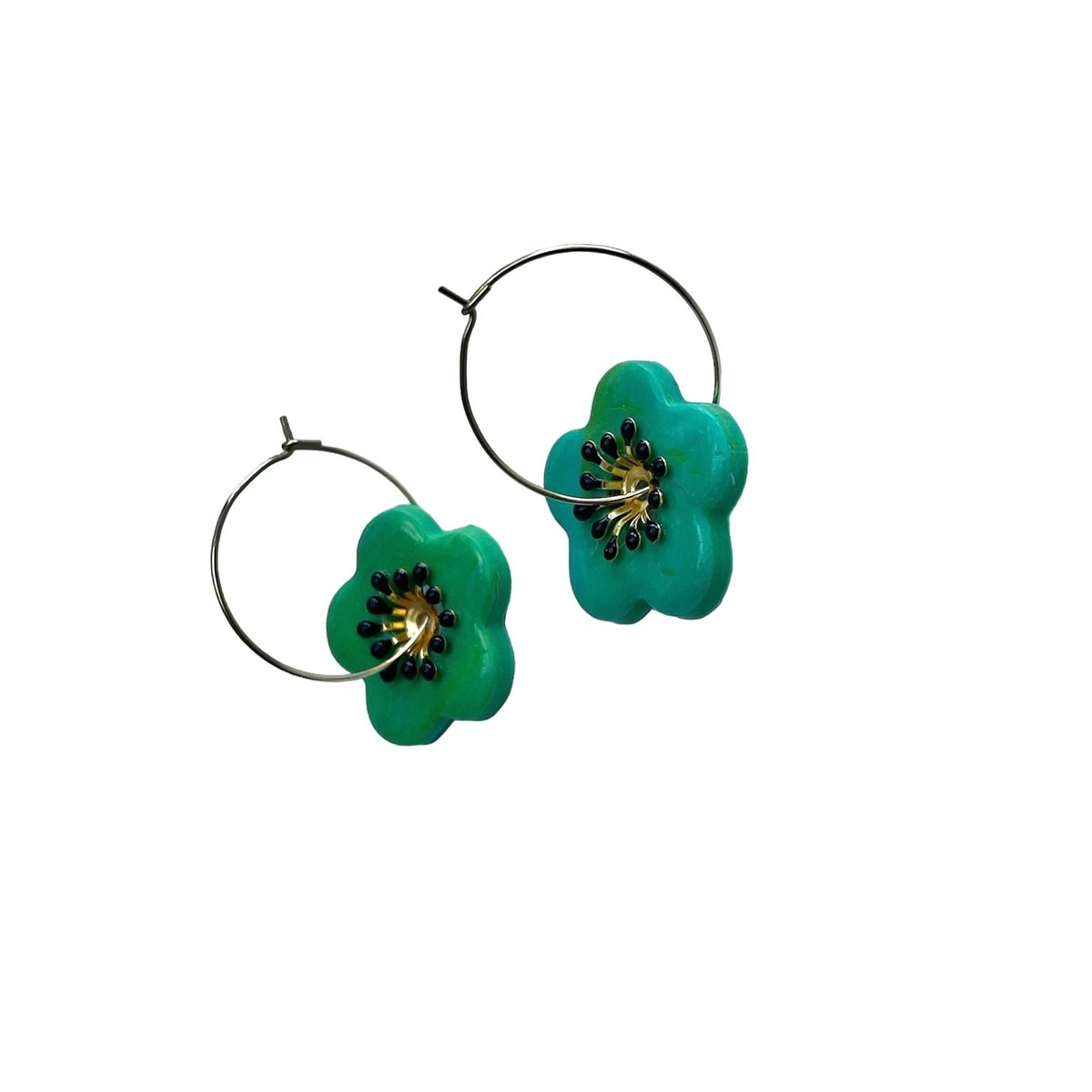 Boucles d'oreille créole artisanat