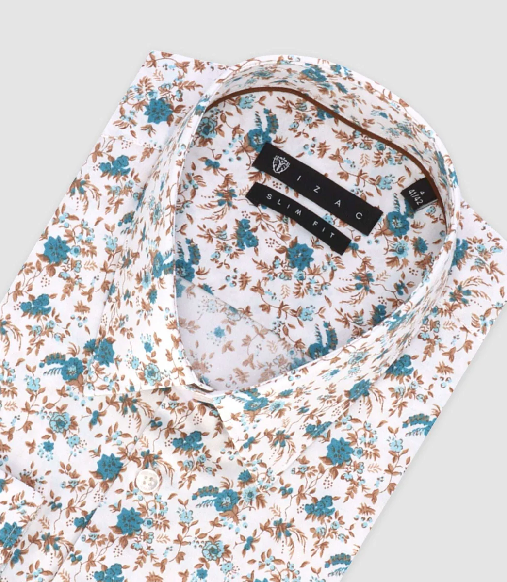 Chemise ville turquoise 