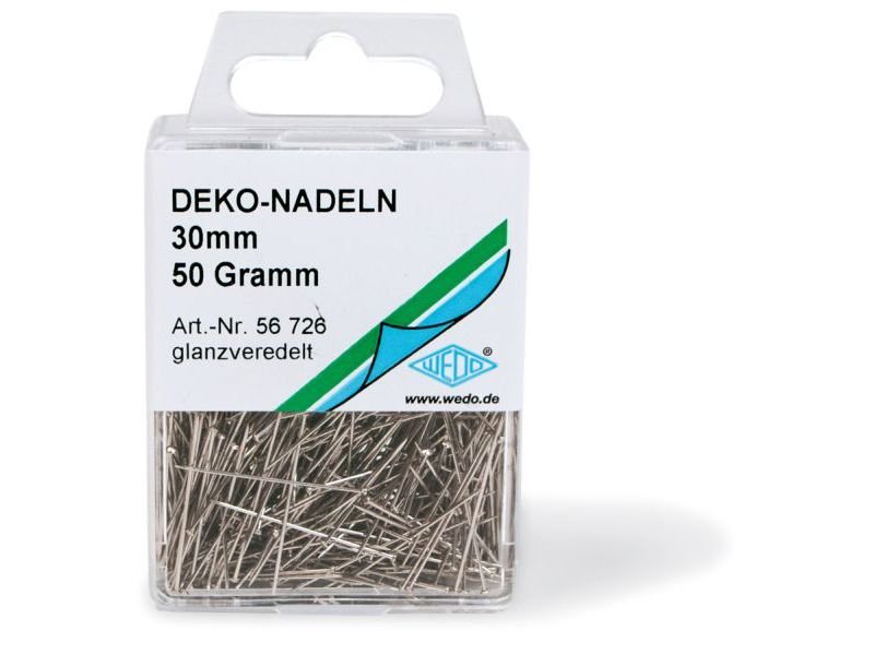 Deko-Stecknadel, Eisen/Stahl