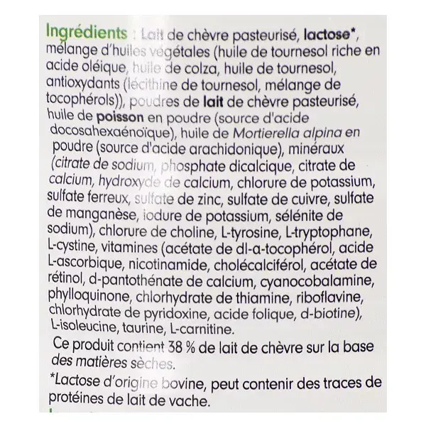 Leite de cabra CapriCare 2ª Etapa 800g