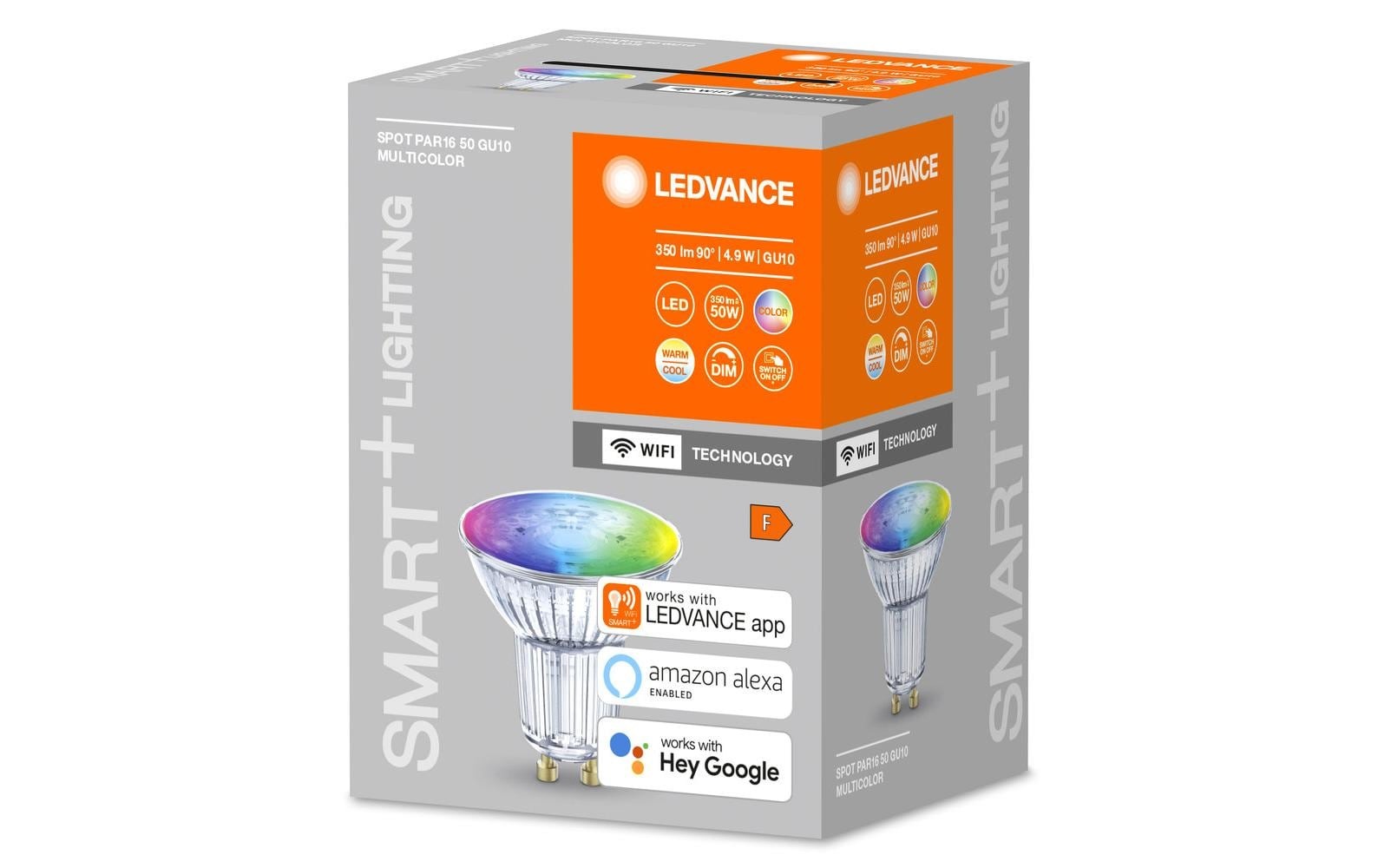LED-Leuchtmittel »SMART+ Spot, 45°, 5W, GU10, RGBW« GU10 Farbwechsler