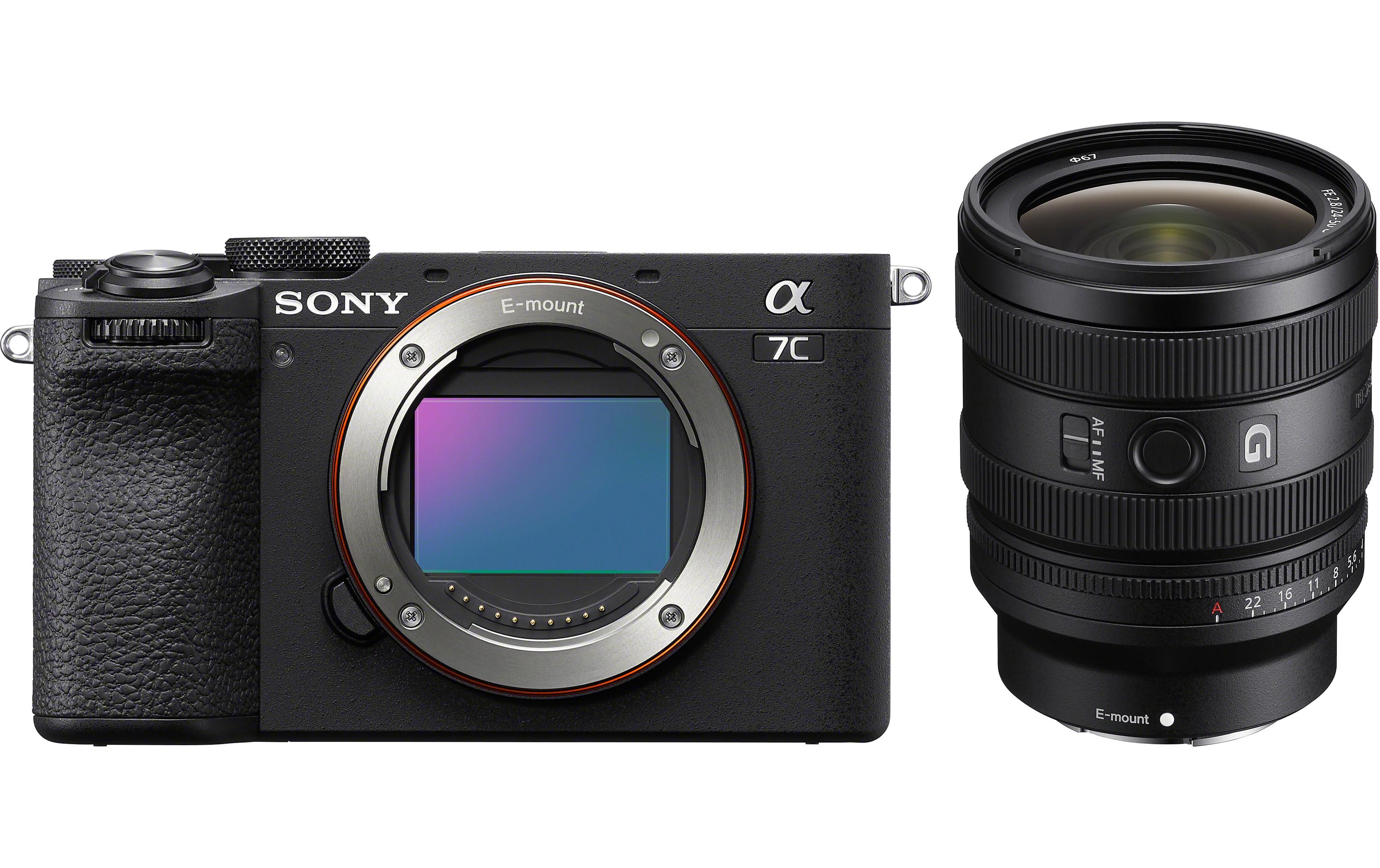 Fotokamera Alpha 7CII 24-50mm Kit Schwarz<br>Vielseitige Vollformat-Hybridkamera im Kompaktformat mit 24-50mm Objektiv