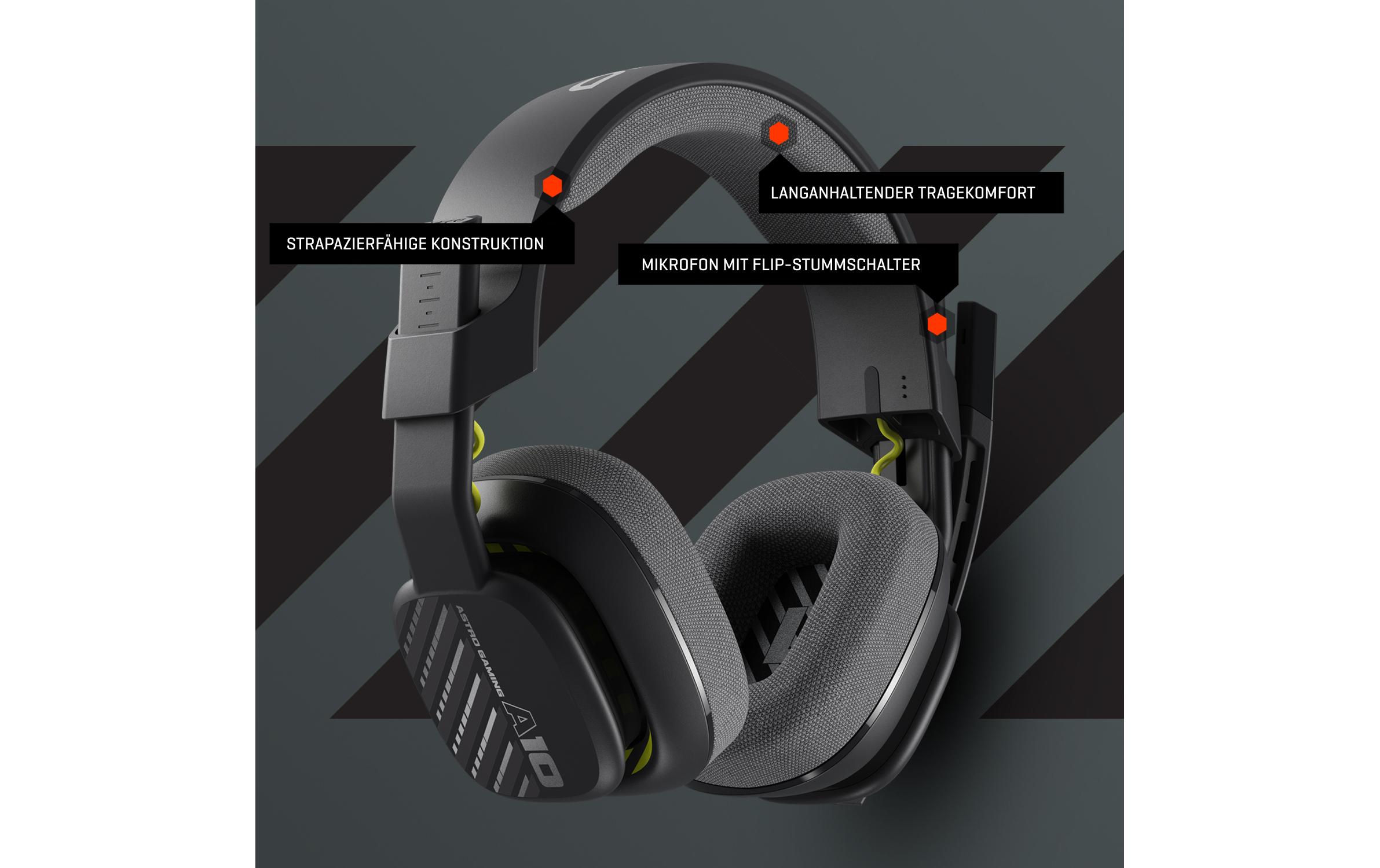 Headset Astro A10 Gen 2 PlayStation Salvage BlackGaming-Headset mitintegriertem Flipp-Stummschalter