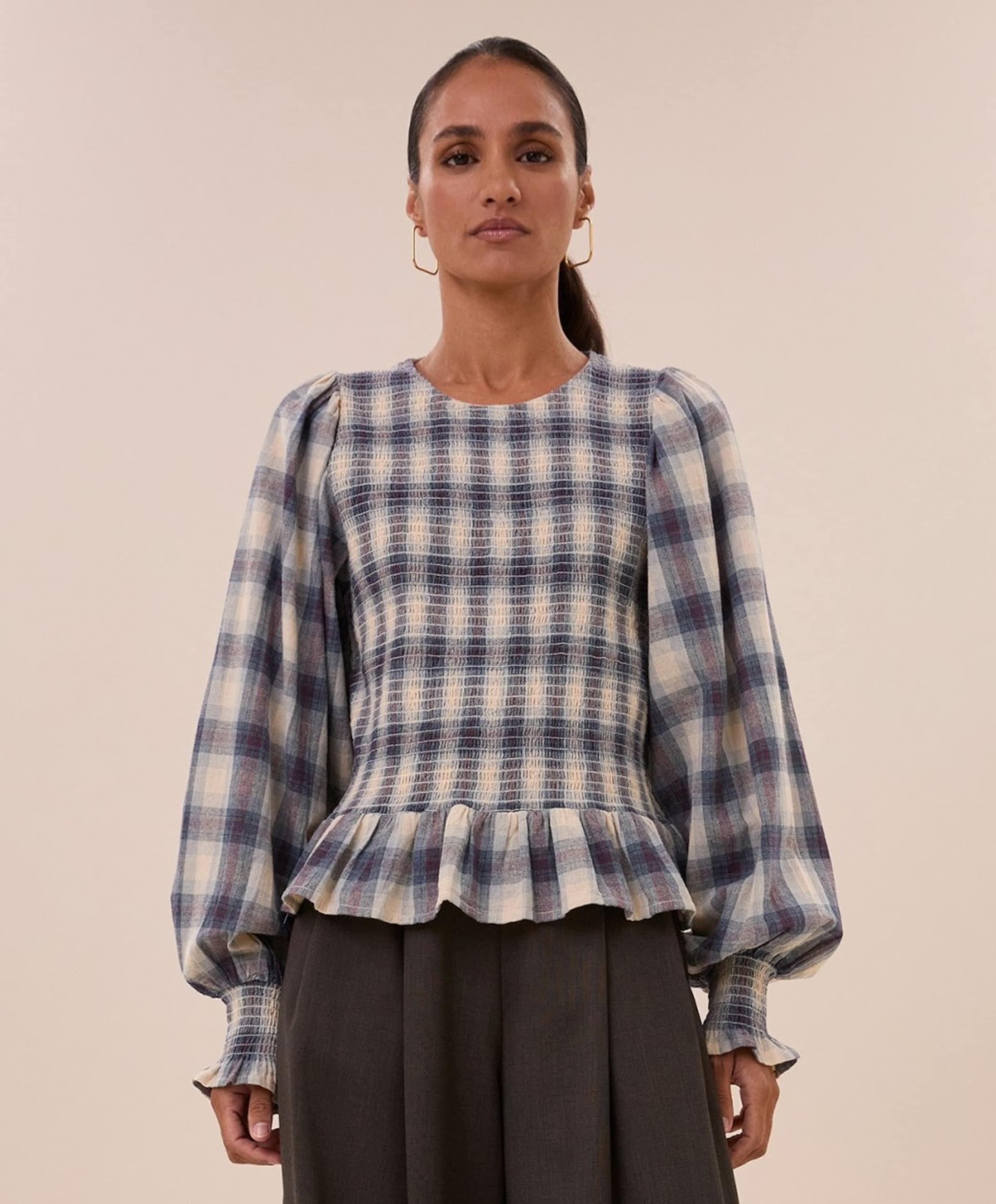 by-bar Dames blouse blauw