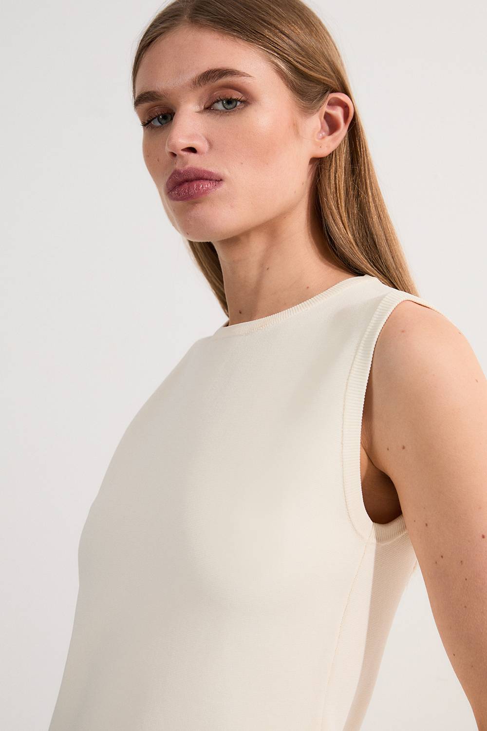 KarenMillen Haut en maille à pompons