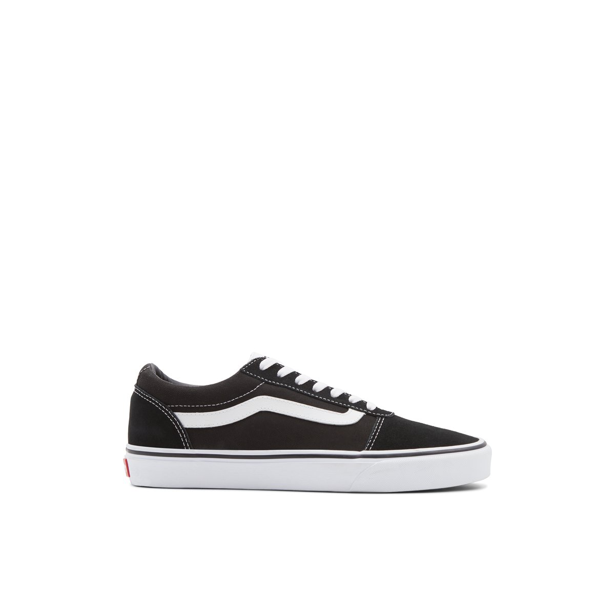 VANS-Ward-m-Baskets de skate - Talon plat - Noir/Blanc
