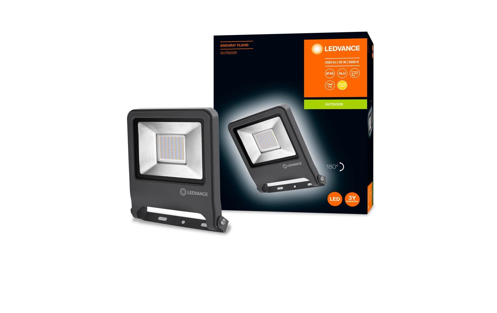 Scheinwerfer LED Endura Flood, 50 WAussenleuchte
