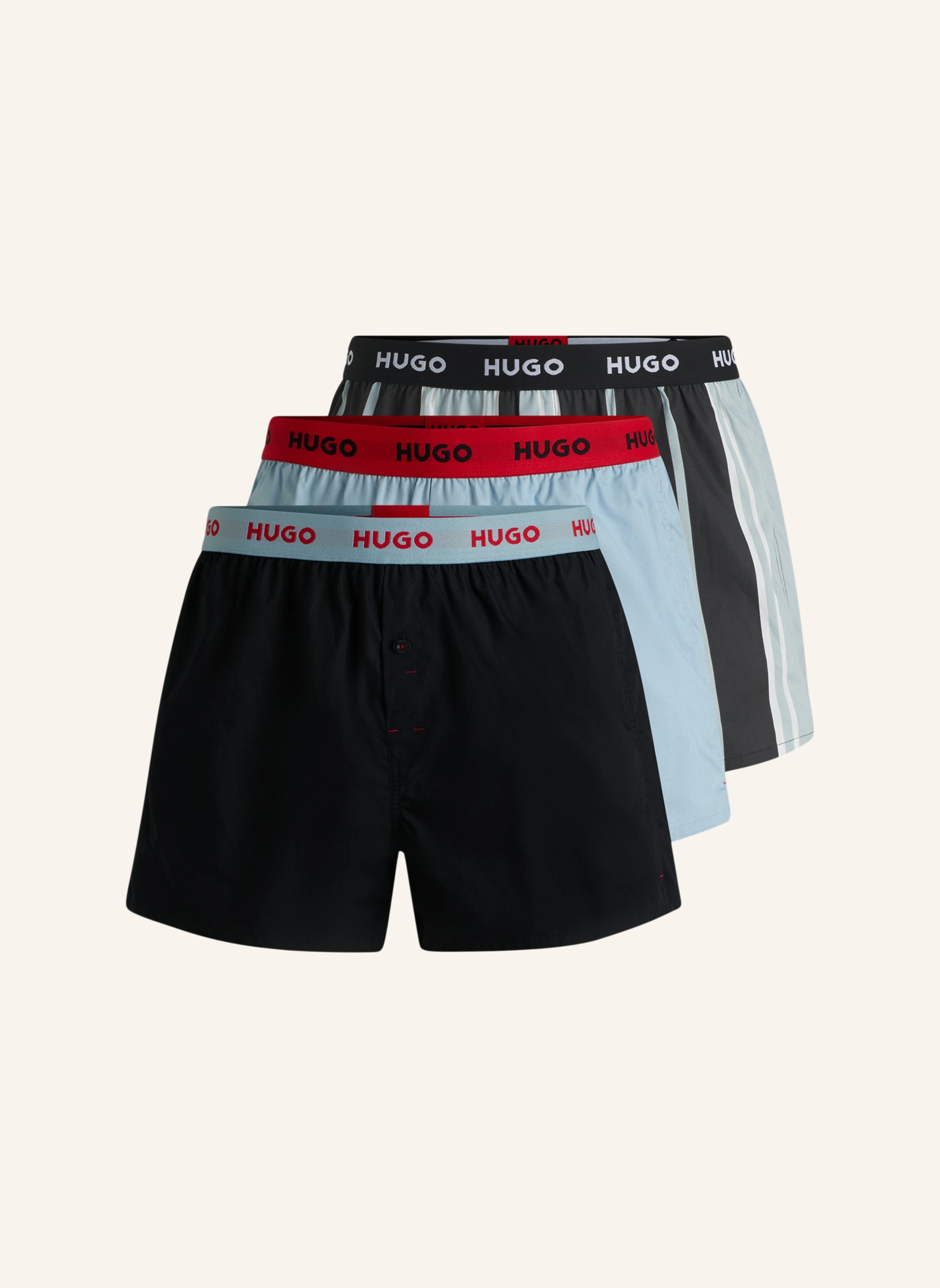 HUGO Boxershort WOVEN BOXER TRIPLET