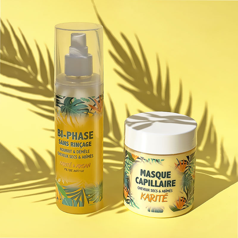 Démêlant bi-phase à l'argan et au karité 200ml