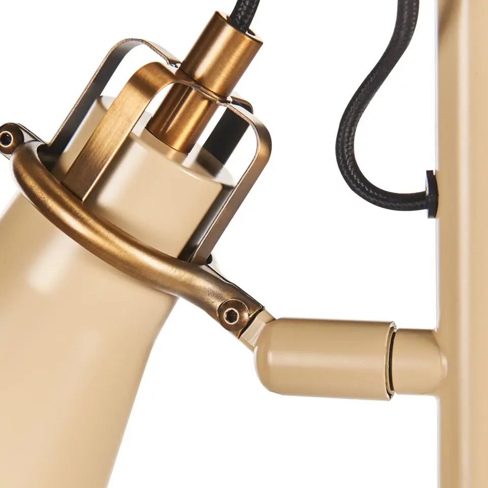 MOYOLA - Staande lamp - Beige - Metaal