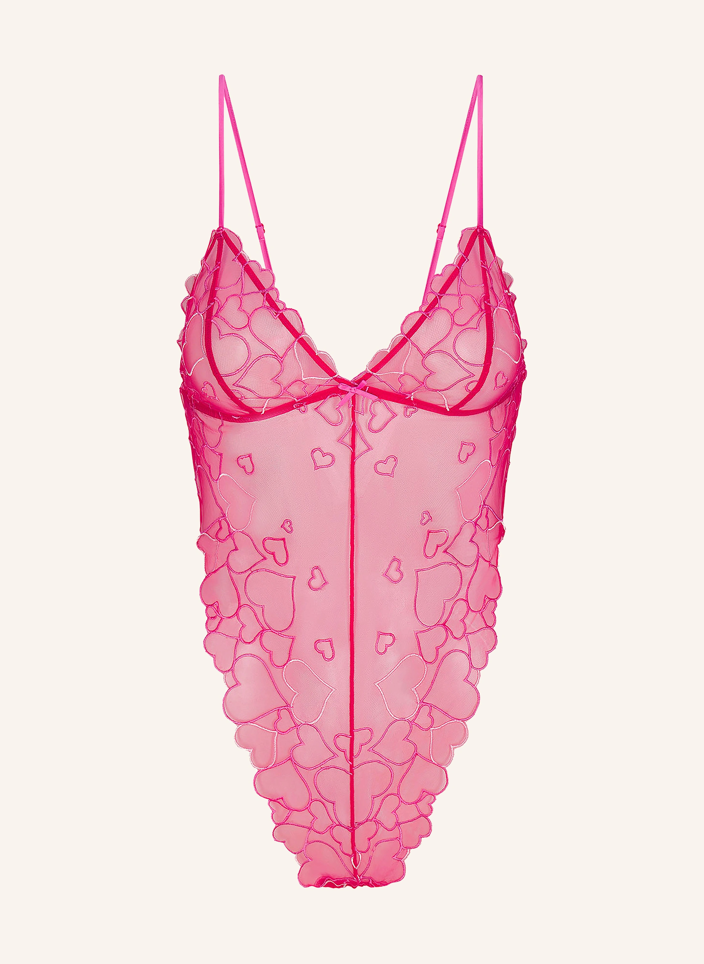 SKIMS String-Body EMBROIDERED TULLE