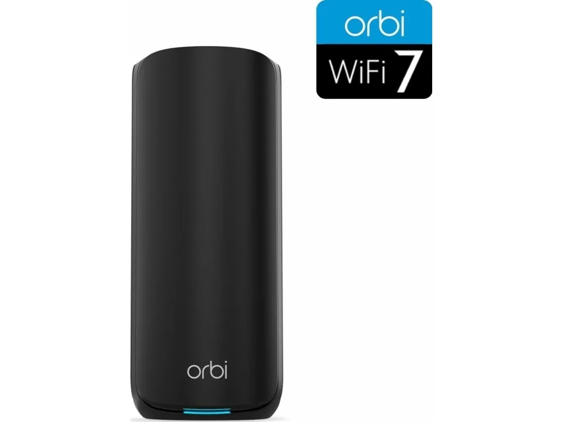 NETGEAR Orbi 870 Series RBE870B - Wi-Fi-system - (router) - op til 3000 sq.ft - mesh 10GbE, 2.5GbE, Wi-Fi 7 Multi-Band
