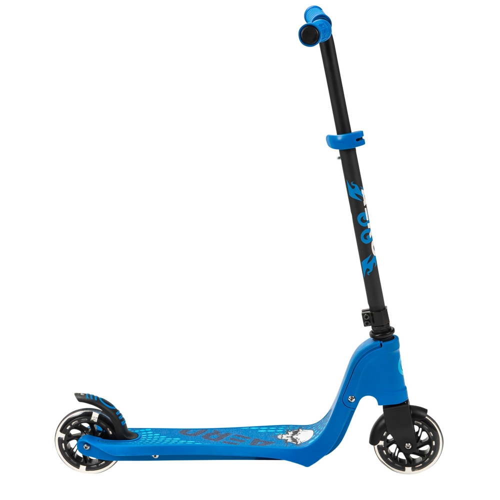 Aero C1 Blauer Inline-Scooter mit leuchtenden LED-Rädern