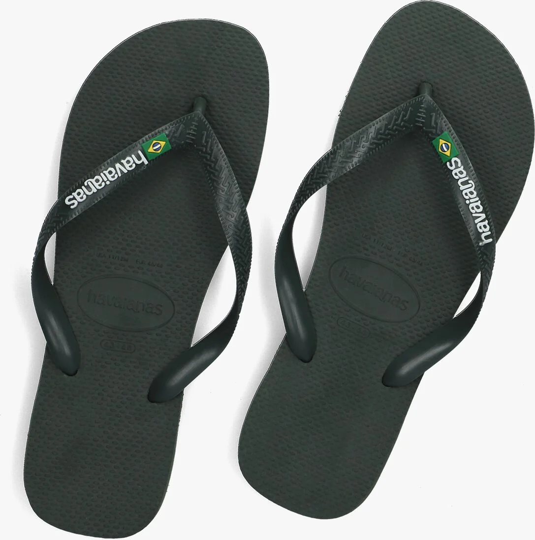 HAVAIANAS groene havaianas teenslippers brasil logo