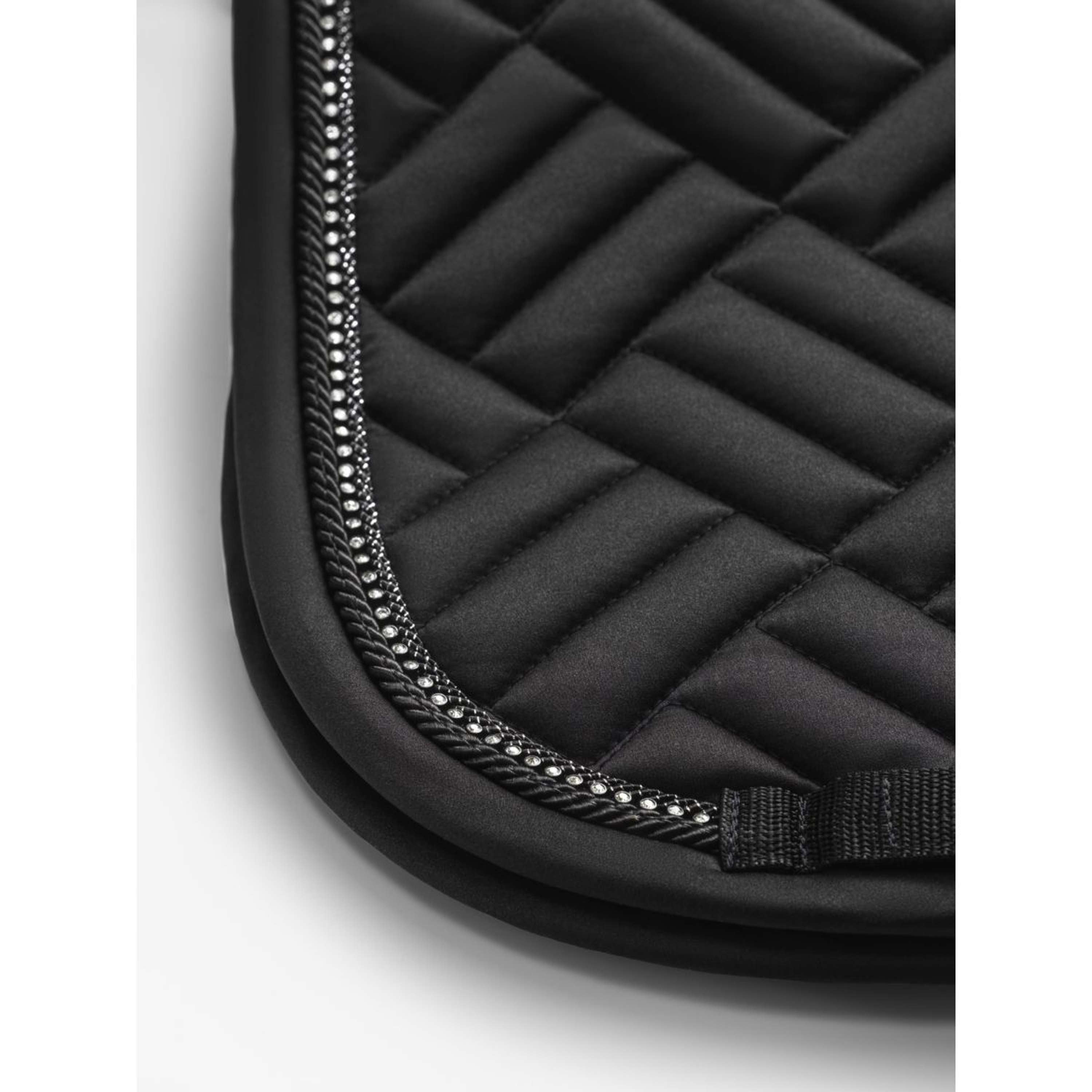 Equestrian Stockholm Zadeldekje Vegan Fur Dressuur Crystal Black