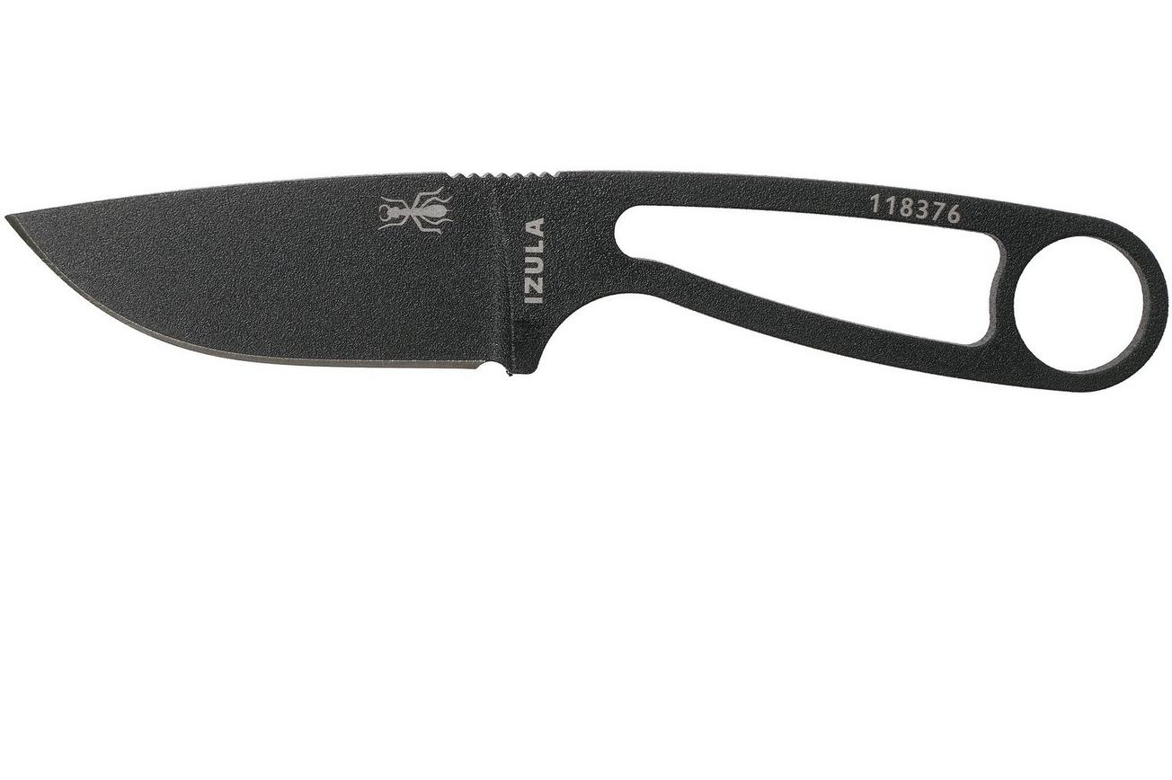 ESEE Izula Tactical Gunsmoke IZULA-TGK, survivalkit met schede en firesteel