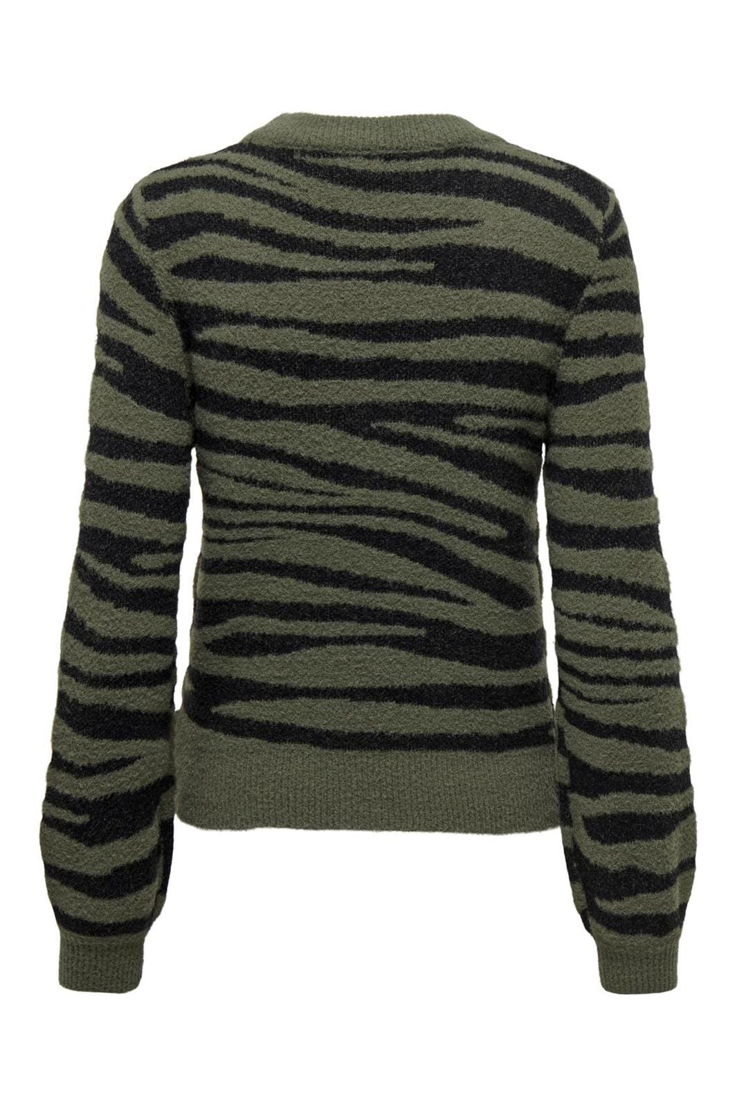 JDY JDYlorraine Animal L/S Pullover Knt 4285265 kalamata black zebra stripes