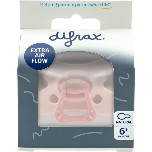 Difrax Fopspeen Naturel Pink Opal 6 Maanden