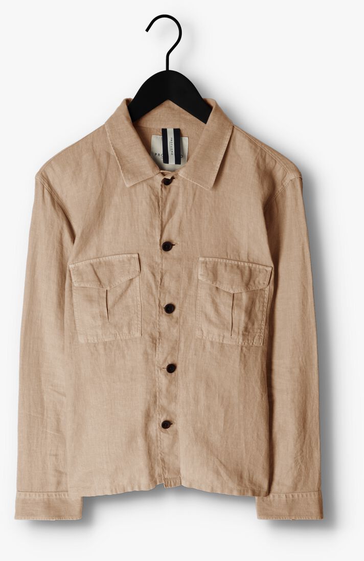 PROFUOMO beige profuomo overshirt ppuf10001