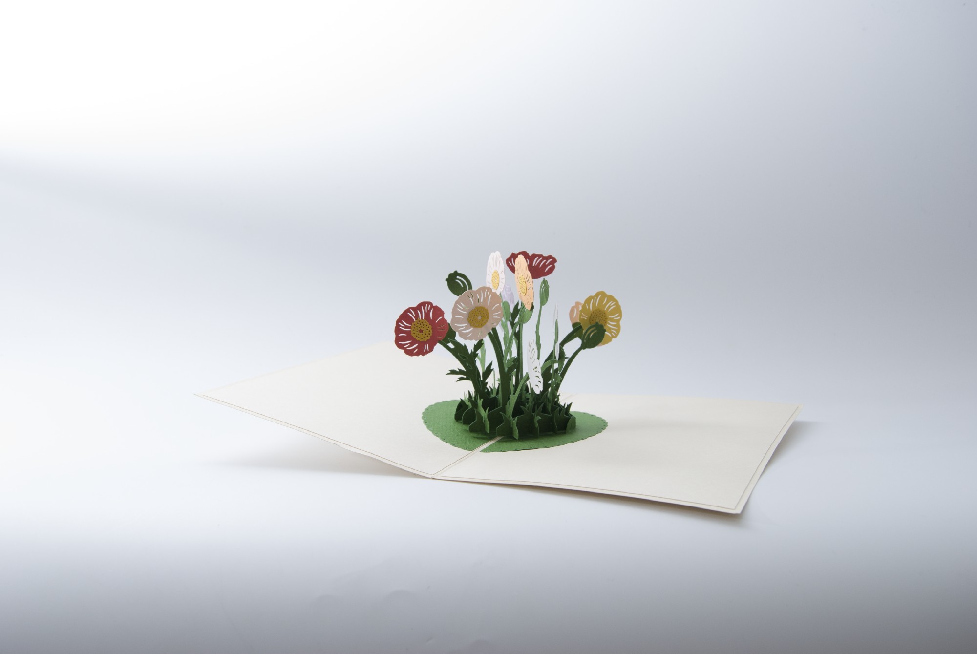 Pop-Up Karte 'Blumenwiese', multicolor, L 18 cm, B 13 cm günstig bestellen