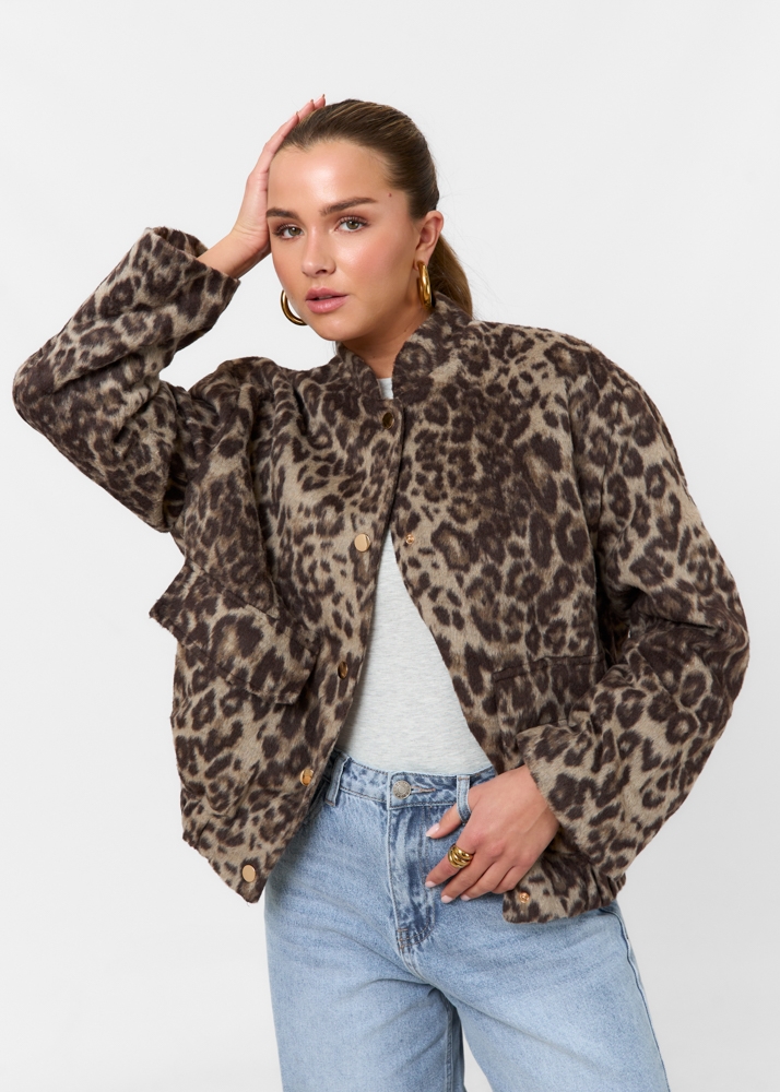 Alana jacket leopard