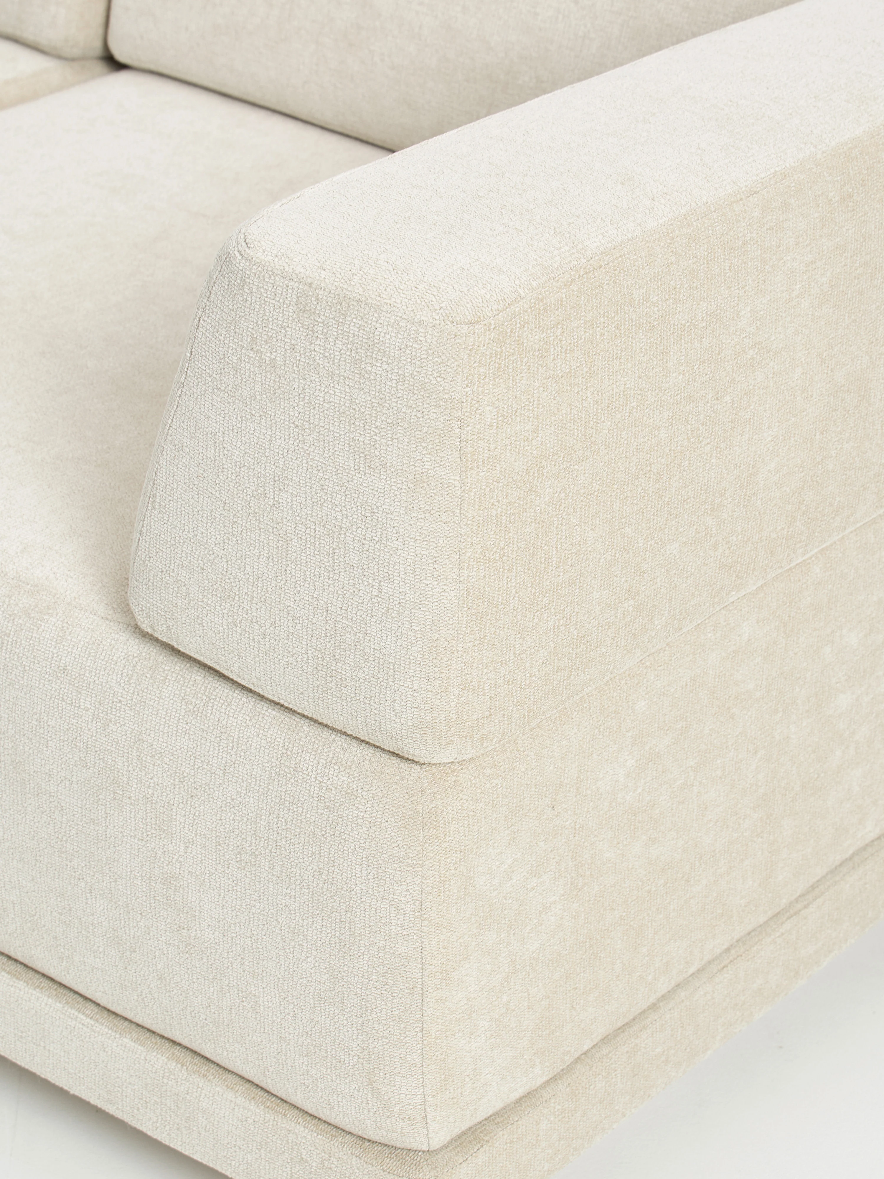 Modulaire bank Colin (4-zits) met salontafel & poef