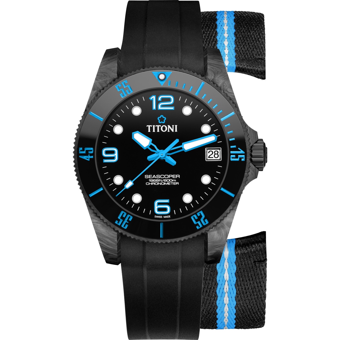 Titoni Seascoper 600 CarbonTech Manufacture Chronometer