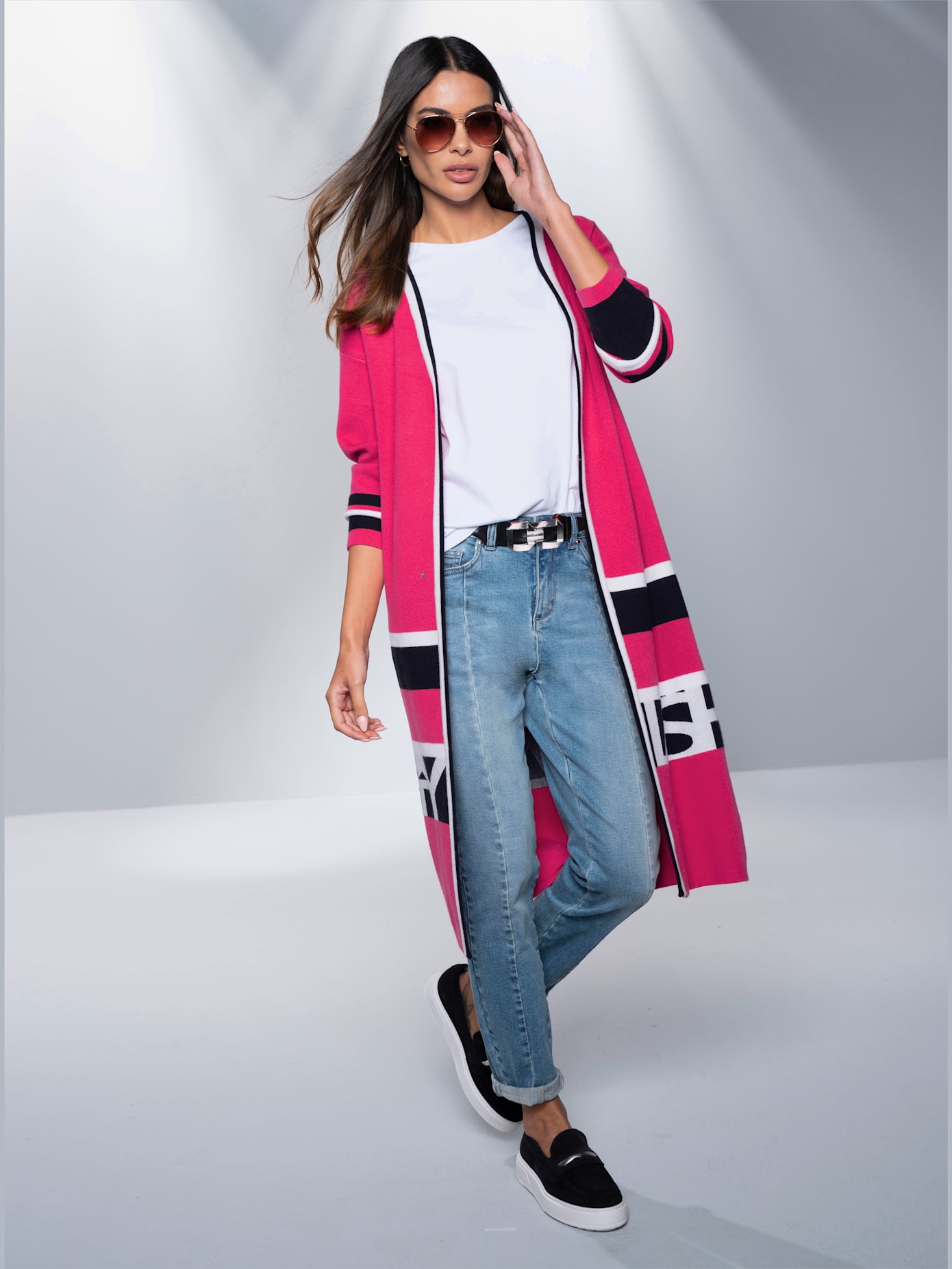 Manteau en tricot tendance : pas de fermeture