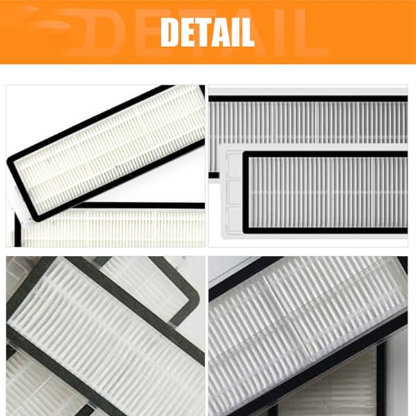 INF Støvsugerfilter for Xiaomi Roborock S5/S5 MAX/S6/S6 Maxv/S60/S65 6-pakning