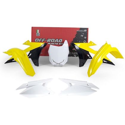 Kit plastiques R-tech 5 p Couleur d'origine - Jaune