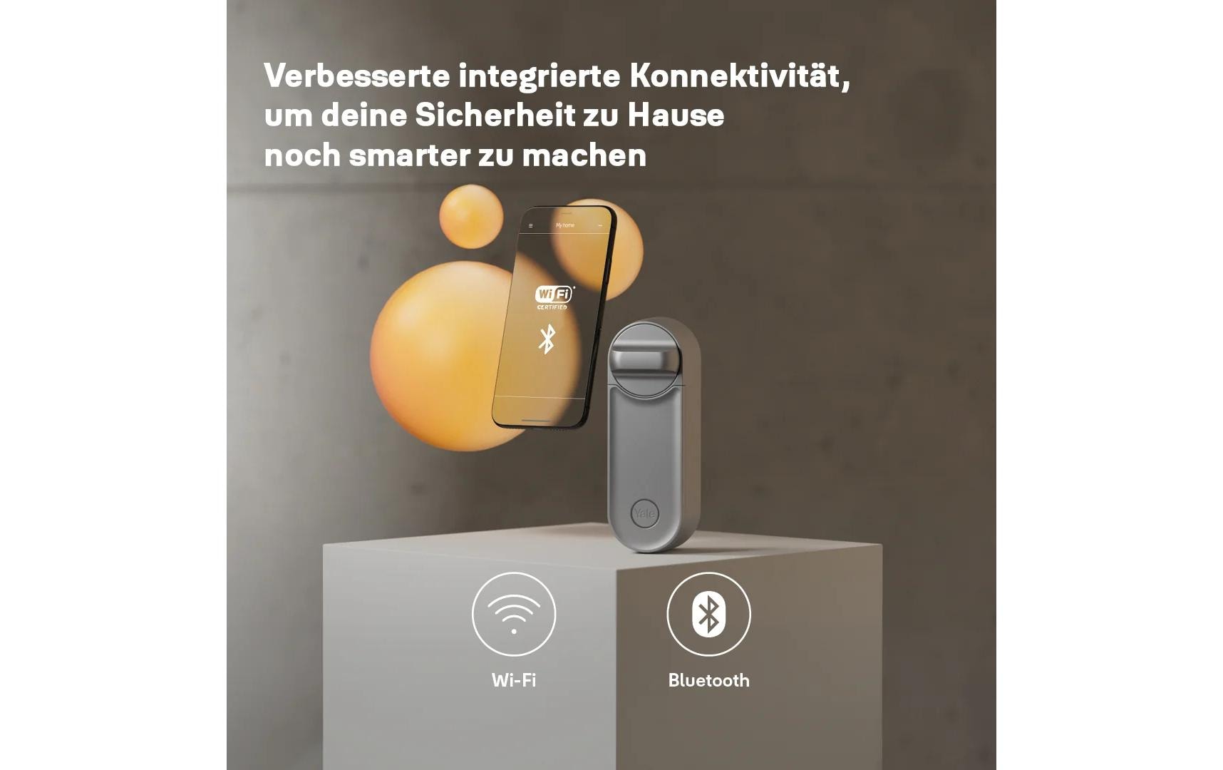 Linus L2 Smart Lock und Smart Fingerprint Keypad Silber<br>Smart Keypad mit Türschloss