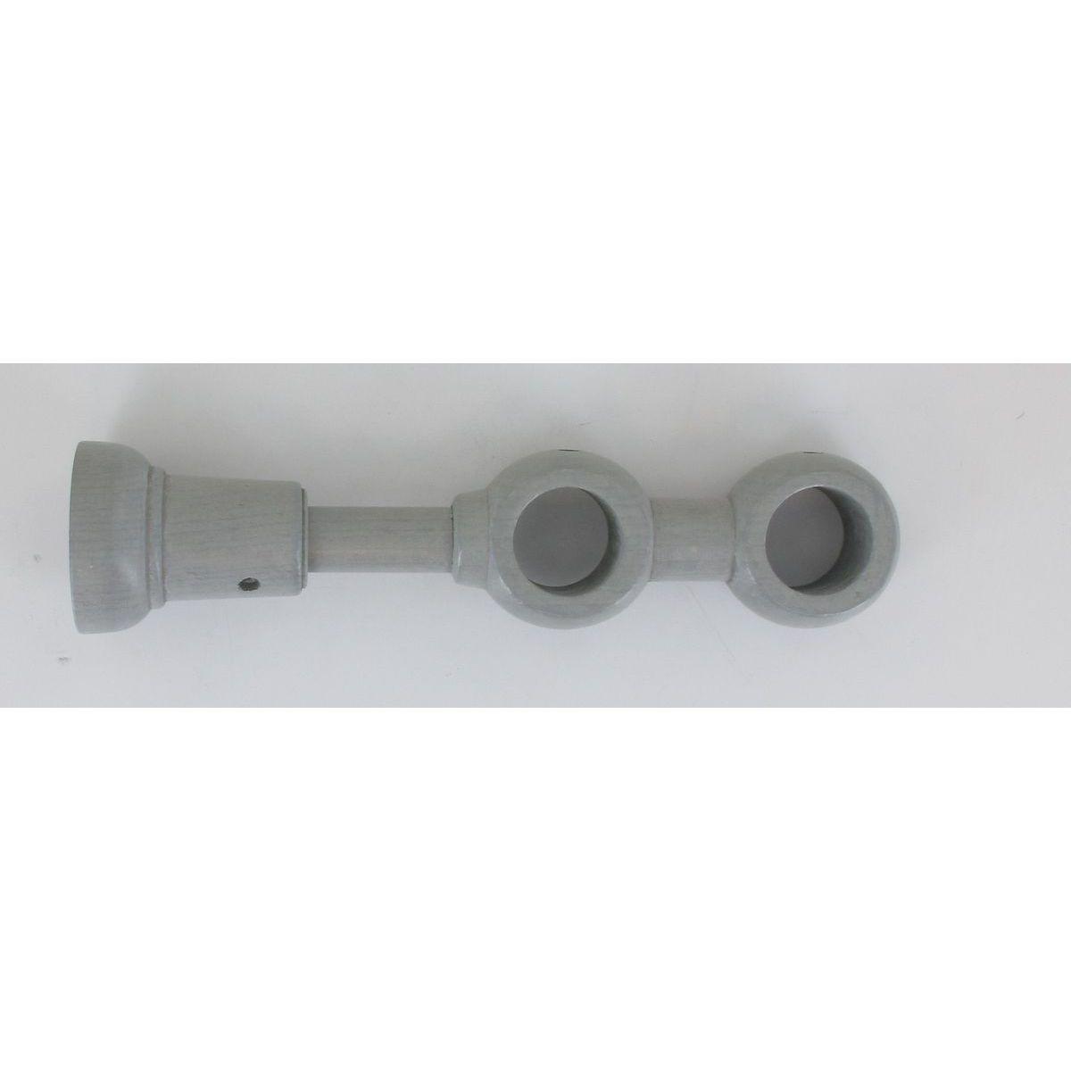 SUPPORT DOUBLE X 1 D28 GRIS