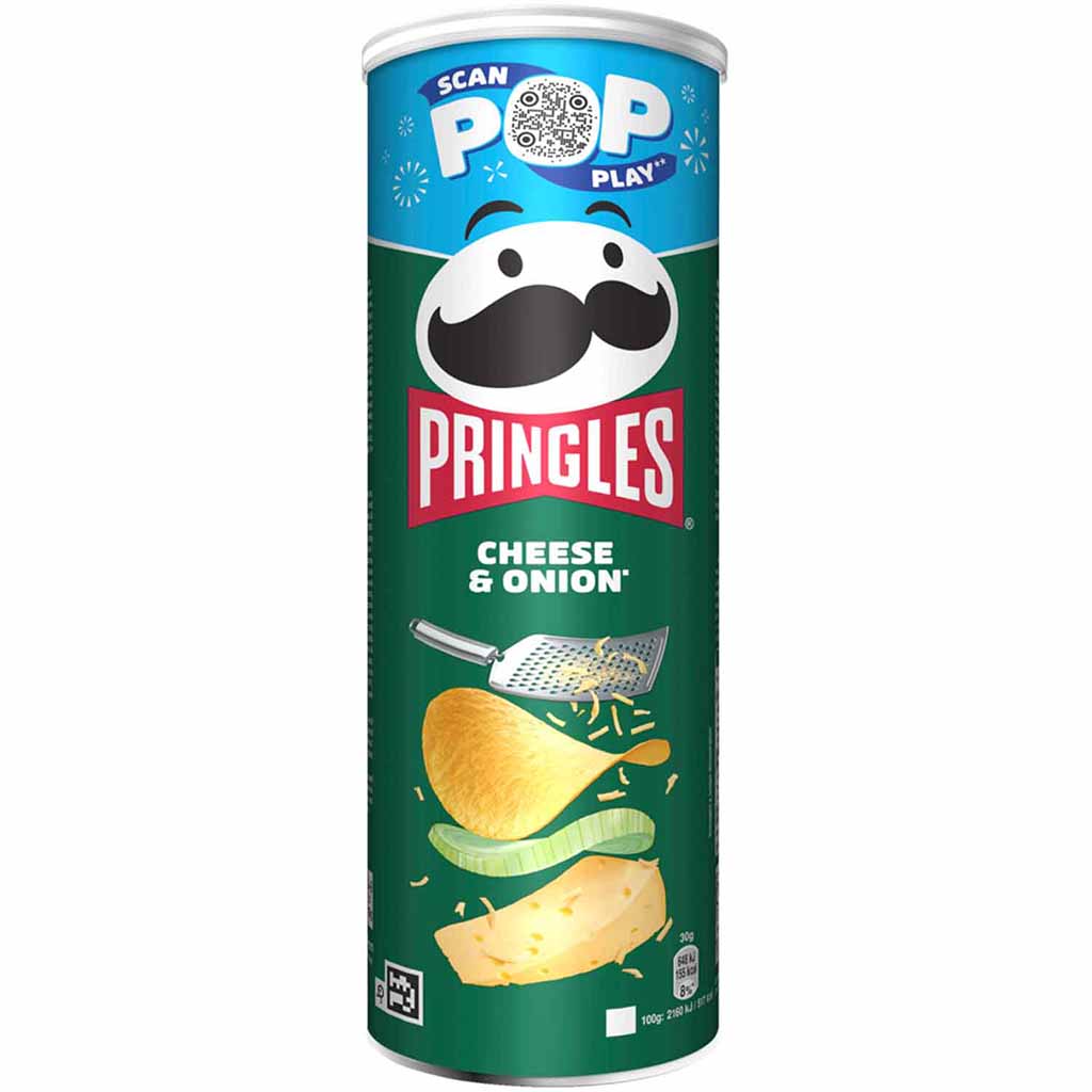 Pringles Cheese & Onion 165g MHD:3.10.25