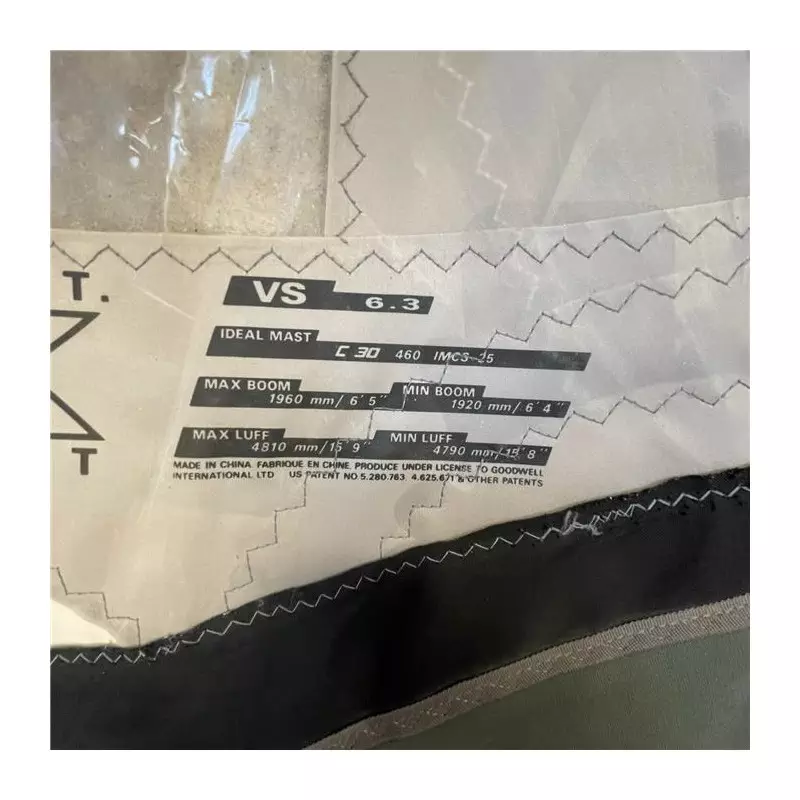 Voile Windsurf Neilpryde VS 6.3 Occasion C
