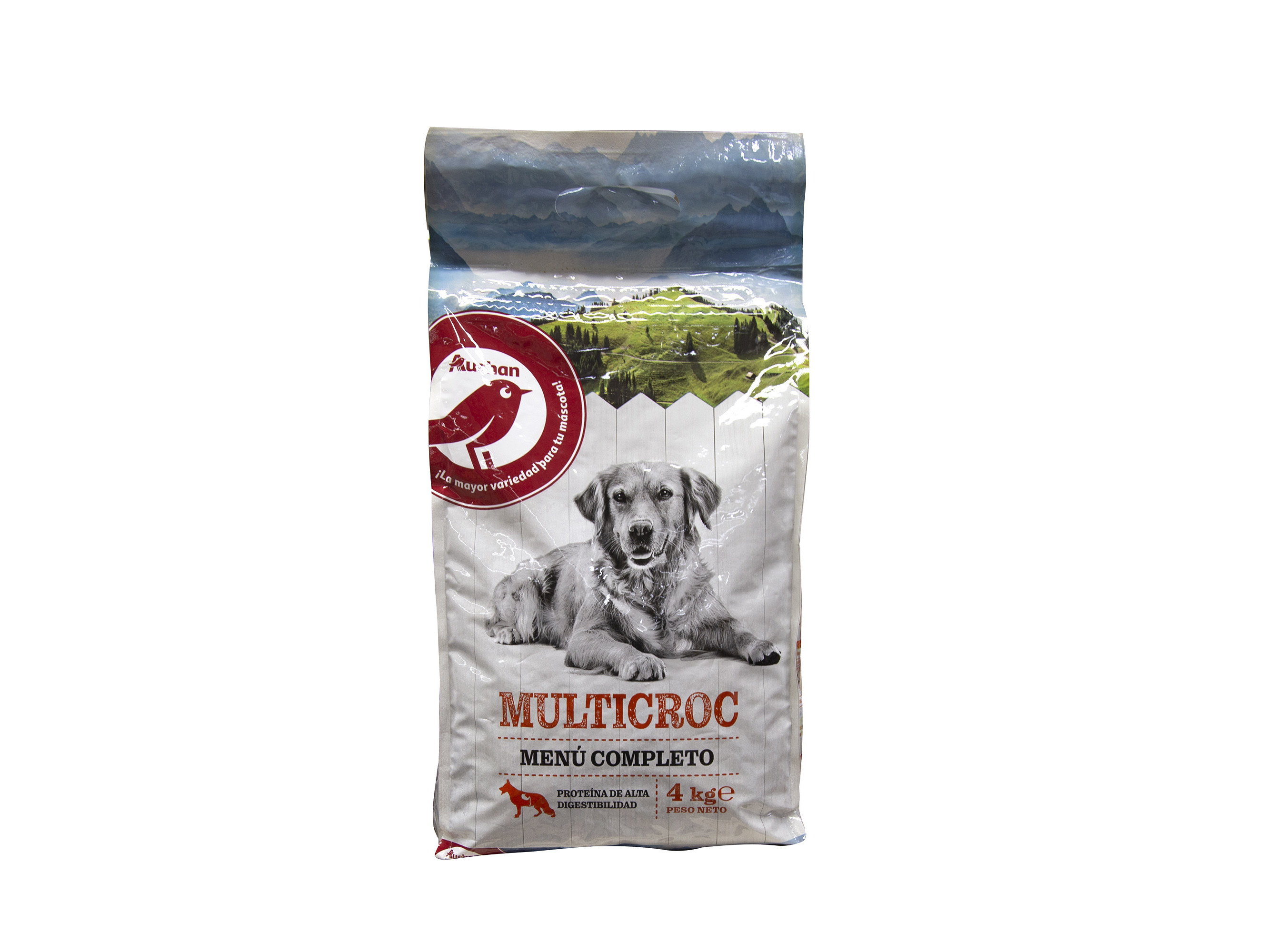 RAÇÃO PARA CÃO AUCHAN MULTICROC 4KG