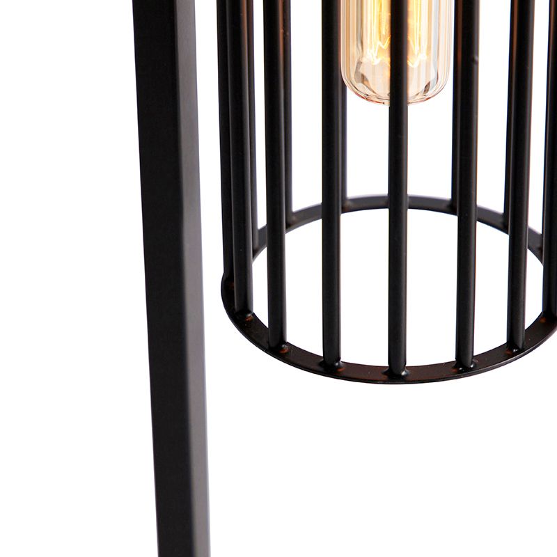 Moderne tafellamp zwart - Balenco Wazo