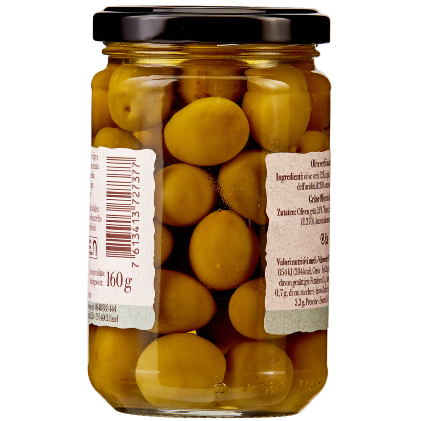 Sapori d'Italia Olive verdi intere Nocellara DOP