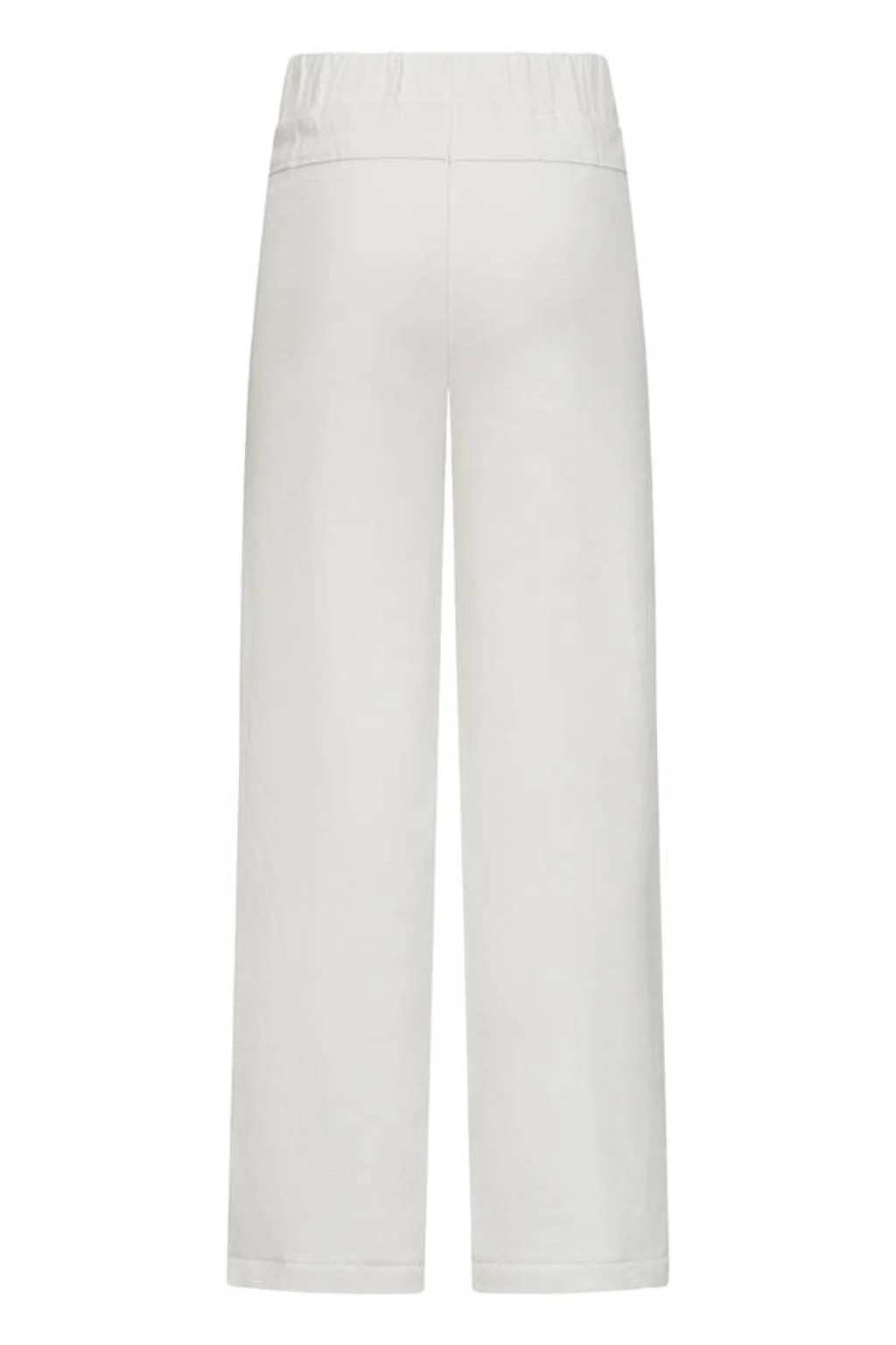 Retour Jeans wide leg casual broek lichtgrijs